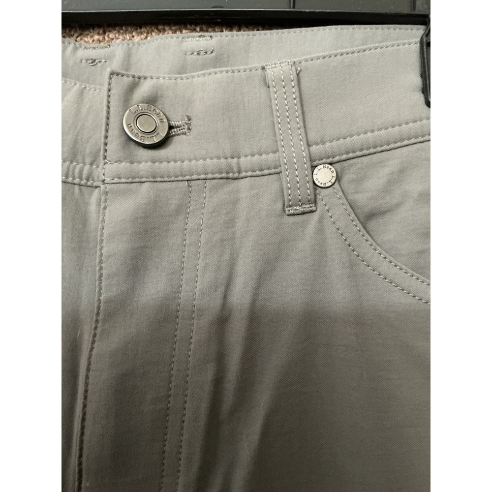 LL Bean Pants Mens 30x30 Slate Gray Venture Stretch Hiking Performance Active - Picture 3 of 4